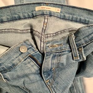 Levi’s 524 Skinny Low Rise Jeans
